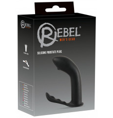 Черный стимулятор простаты Prostate Plug - 14 см.