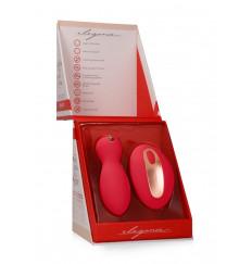 Красные вагинальные шарики Purity с пультом ДУ