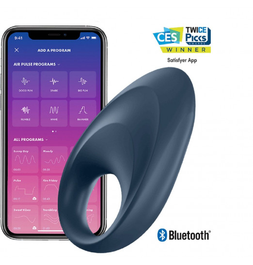 Эрекционное кольцо Satisfyer Mighty One с возможностью управления через приложение