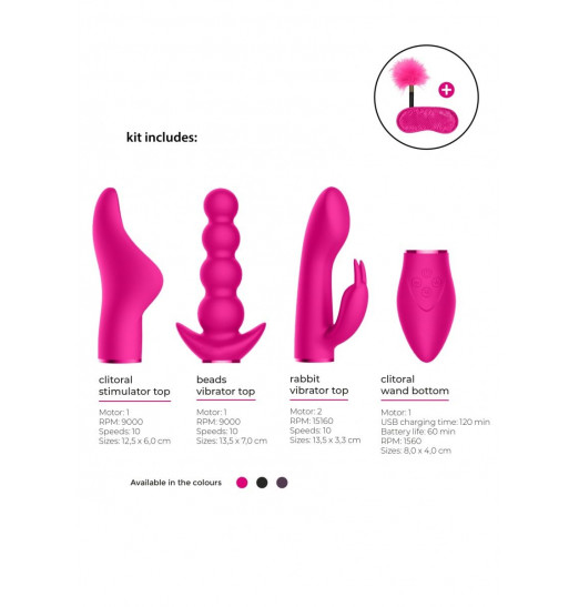 Розовый эротический набор Pleasure Kit №6 Розовый эротический набор Pleasure Kit №6