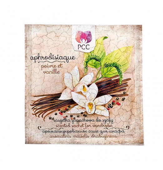 Ароматическое саше для дома с ароматом ванили и перца