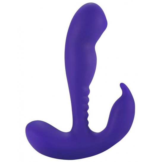 Фиолетовый стимулятор простаты Anal Vibrating Prostate Stimulator with Rolling Ball - 13,3 см. Фиолетовый стимулятор простаты Anal Vibrating Prostate Stimulator with Rolling Ball - 13,3 см.