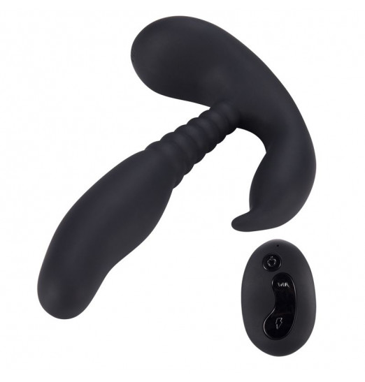 Черный стимулятор простаты Remote Control Anal Pleasure Vibrating Prostate Stimulator - 13,5 см. Черный стимулятор простаты Remote Control Anal Pleasure Vibrating Prostate Stimulator - 13,5 см.