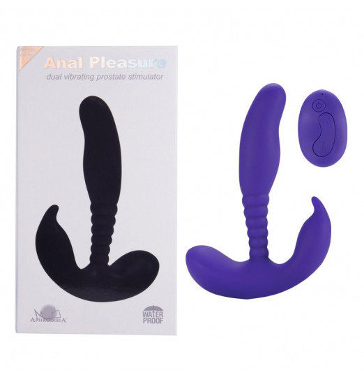 Фиолетовый стимулятор простаты Remote Control Anal Pleasure Vibrating Prostate Stimulator - 13,5 см. Фиолетовый стимулятор простаты Remote Control Anal Pleasure Vibrating Prostate Stimulator - 13,5 см.