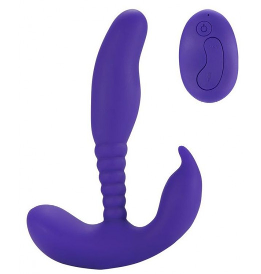 Фиолетовый стимулятор простаты Remote Control Anal Pleasure Vibrating Prostate Stimulator - 13,5 см. Фиолетовый стимулятор простаты Remote Control Anal Pleasure Vibrating Prostate Stimulator - 13,5 см.