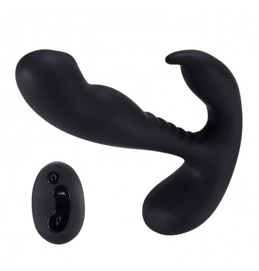 Черный стимулятор простаты Remote Control Prostate Stimulator with Rolling Ball - 13,3 см. Черный стимулятор простаты Remote Control Prostate Stimulator with Rolling Ball - 13,3 см.