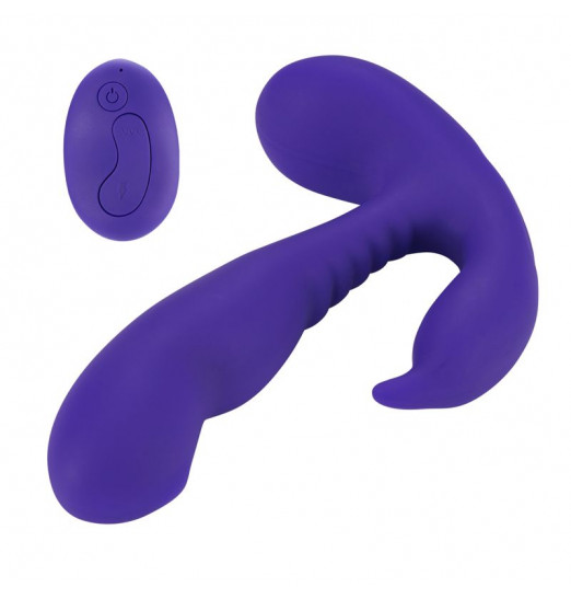 Фиолетовый стимулятор простаты Remote Control Prostate Stimulator with Rolling Ball - 13,3 см. Фиолетовый стимулятор простаты Remote Control Prostate Stimulator with Rolling Ball - 13,3 см.