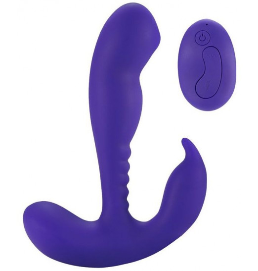 Фиолетовый стимулятор простаты Remote Control Prostate Stimulator with Rolling Ball - 13,3 см. Фиолетовый стимулятор простаты Remote Control Prostate Stimulator with Rolling Ball - 13,3 см.