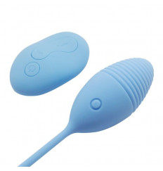 Голубое виброяичко Relentless Seeker с пультом ДУ