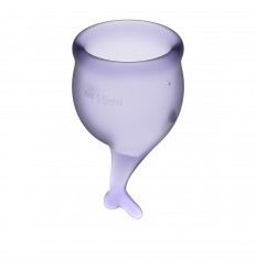 Набор фиолетовых менструальных чаш Feel secure Menstrual Cup