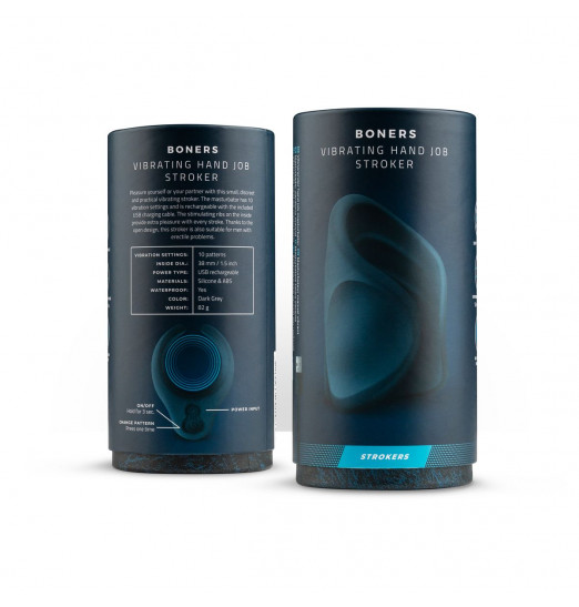 Универсальный мастурбатор с открытым дизайном Vibrating Handjob Stroker