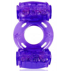 Фиолетовое эрекционное кольцо в двумя вибропулями