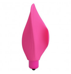 Розовый вибростимулятор в форме раковины Nicole