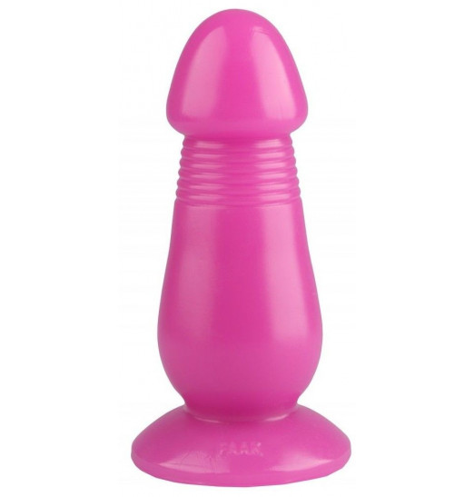 Розовая реалистичная анальная втулка - 20 см. Розовая реалистичная анальная втулка - 20 см.