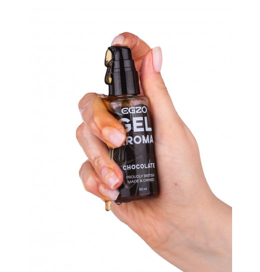 Интимный лубрикант Egzo Aroma с ароматом шоколада - 50 мл. Интимный лубрикант Egzo Aroma с ароматом шоколада - 50 мл.