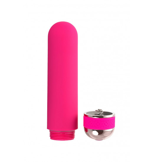 Розовый нереалистичный мини-вибратор Mastick Mini - 13 см.