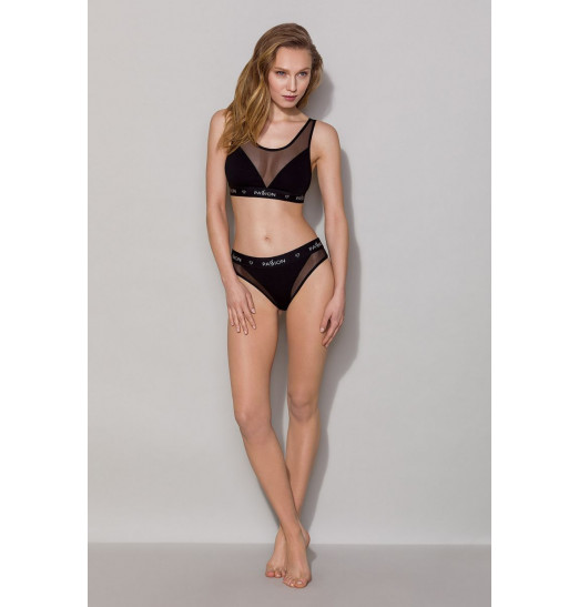 Изящные трусики-слипы с сеточкой