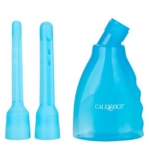 Голубой набор для спринцевания Ultimate Douche с 2 насадками