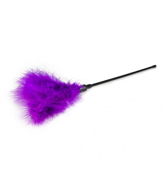 Фиолетовая щекоталка Feather Tickler - 44 см.
