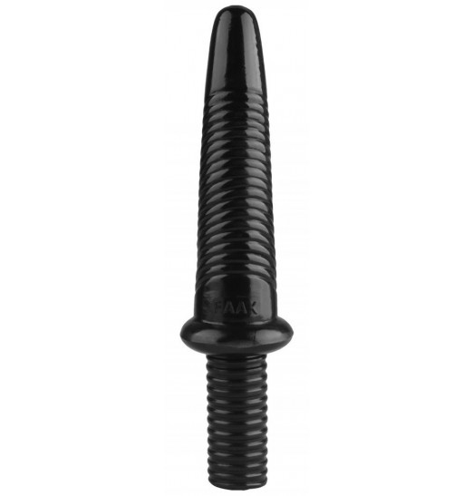 Черный анальный реалистичный стимулятор - 31 см. Черный анальный реалистичный стимулятор - 31 см.