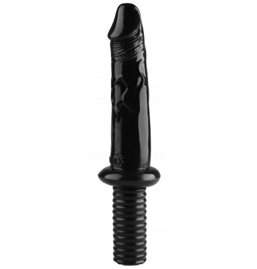 Черный анальный реалистичный стимулятор - 30 см. Черный анальный реалистичный стимулятор - 30 см.