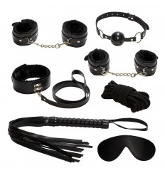 Эротический набор БДСМ из 7 предметов в черном цвете