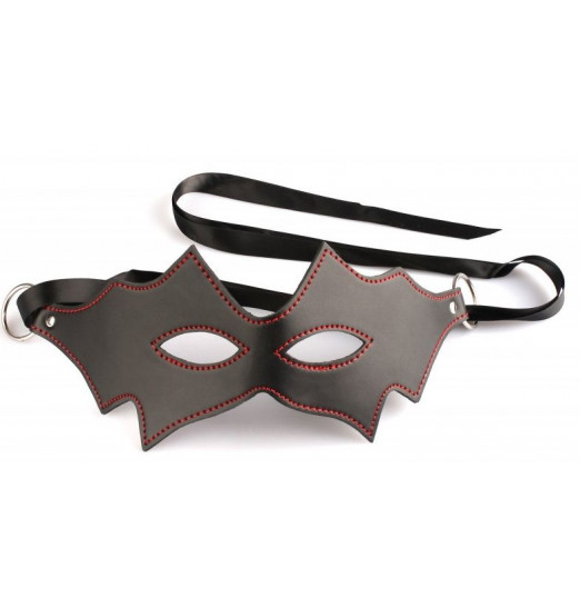 Большой набор БДСМ из 7 предметов в черно-красном исполнении