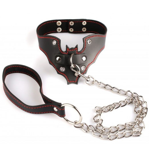 Большой набор БДСМ из 7 предметов в черно-красном исполнении