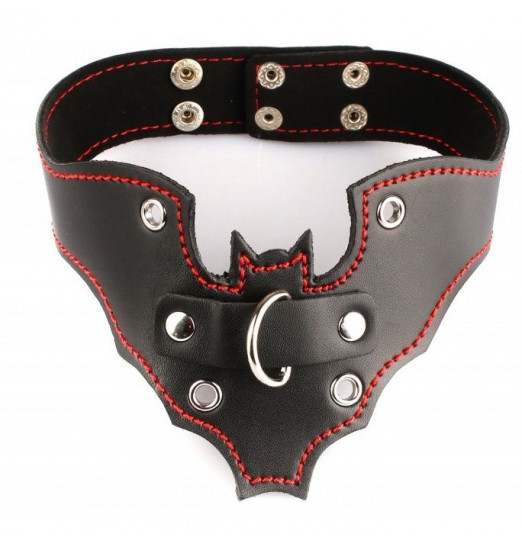 Большой набор БДСМ из 7 предметов в черно-красном исполнении