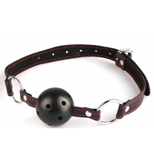 Большой набор БДСМ из 7 предметов в черно-красном исполнении