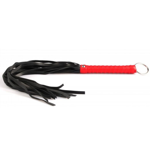 Большой набор БДСМ из 7 предметов в черно-красном исполнении