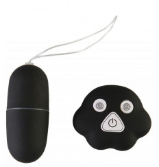 Черное виброяйцо с пультом управления