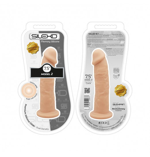 Телесный фаллоимитатор SileXD MODEL 2 - 19 см.