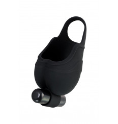 Чехол для мошонки с эрекционным кольцом и вибрацией Attraction Erotist