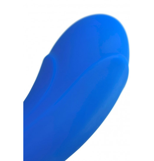 Нереалистичный синий вибратор BLURY - 18,5 см. Нереалистичный синий вибратор BLURY - 18,5 см.