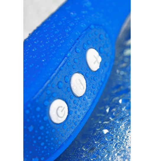 Нереалистичный синий вибратор BLURY - 18,5 см. Нереалистичный синий вибратор BLURY - 18,5 см.