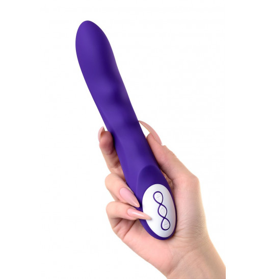 Нереалистичный фиолетовый вибратор SYRIN - 21 см. Нереалистичный фиолетовый вибратор SYRIN - 21 см.