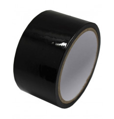 Черный скотч для бондажа - 17 м.