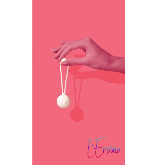 Белый вагинальный шарик LILY Белый вагинальный шарик LILY