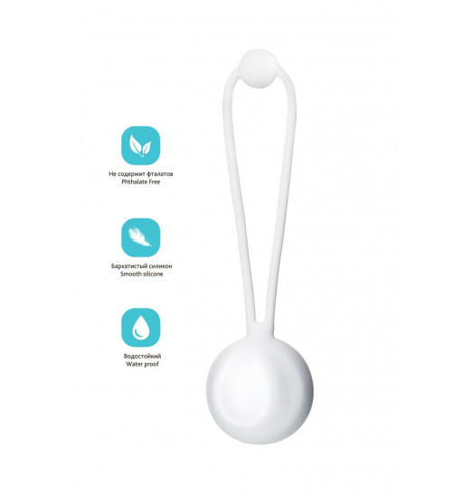 Белый вагинальный шарик LILY Белый вагинальный шарик LILY