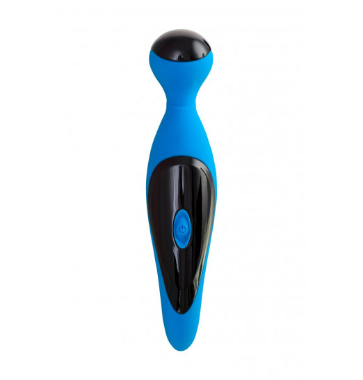 Голубой вибростимулятор COSMY - 18,3 см. Голубой вибростимулятор COSMY - 18,3 см.