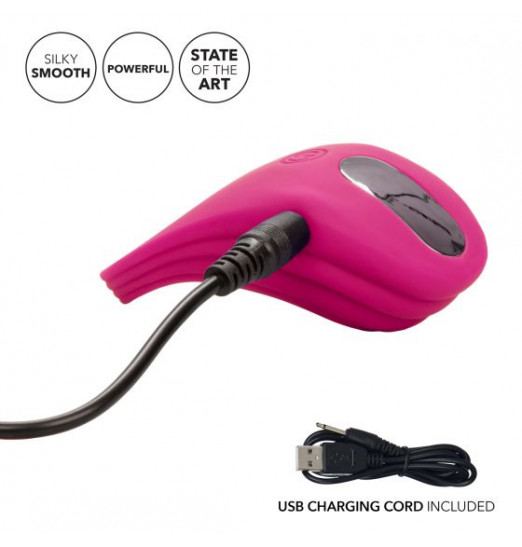 Розовое эрекционное виброкольцо с пультом Silicone Remote Pleasure Ring Розовое эрекционное виброкольцо с пультом Silicone Remote Pleasure Ring