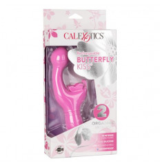 Розовый вибратор-кролик Rechargeable Butterfly Kiss