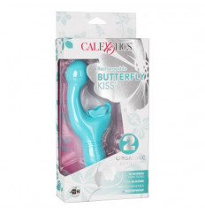 Голубой вибратор-кролик Rechargeable Butterfly Kiss