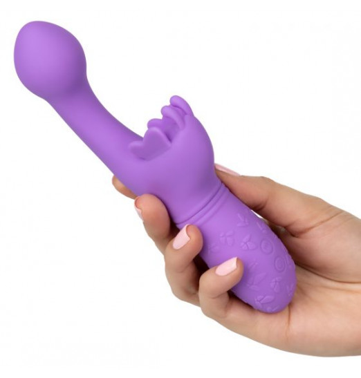 Фиолетовый вибратор-кролик Rechargeable Butterfly Kiss