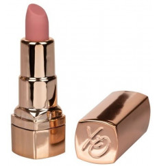 Золотистый вибратор-помада с бежевым мягким кончиком Hide   Play Rechargeable Lipstick