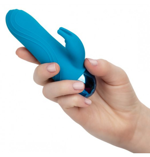 Голубой мини-вибратор Tremble Please - 12 см. Голубой мини-вибратор Tremble Please - 12 см.