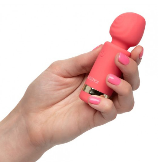 Розовый мини-вибромассажер #ExciteMe - 9,5 см.