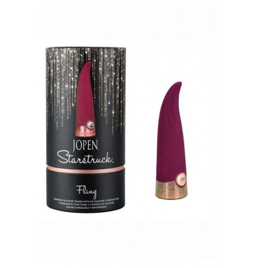 Фантазийный вибромассажер Starstruck Fling - 14 см.