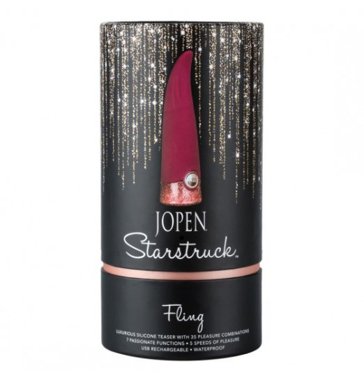 Фантазийный вибромассажер Starstruck Fling - 14 см.